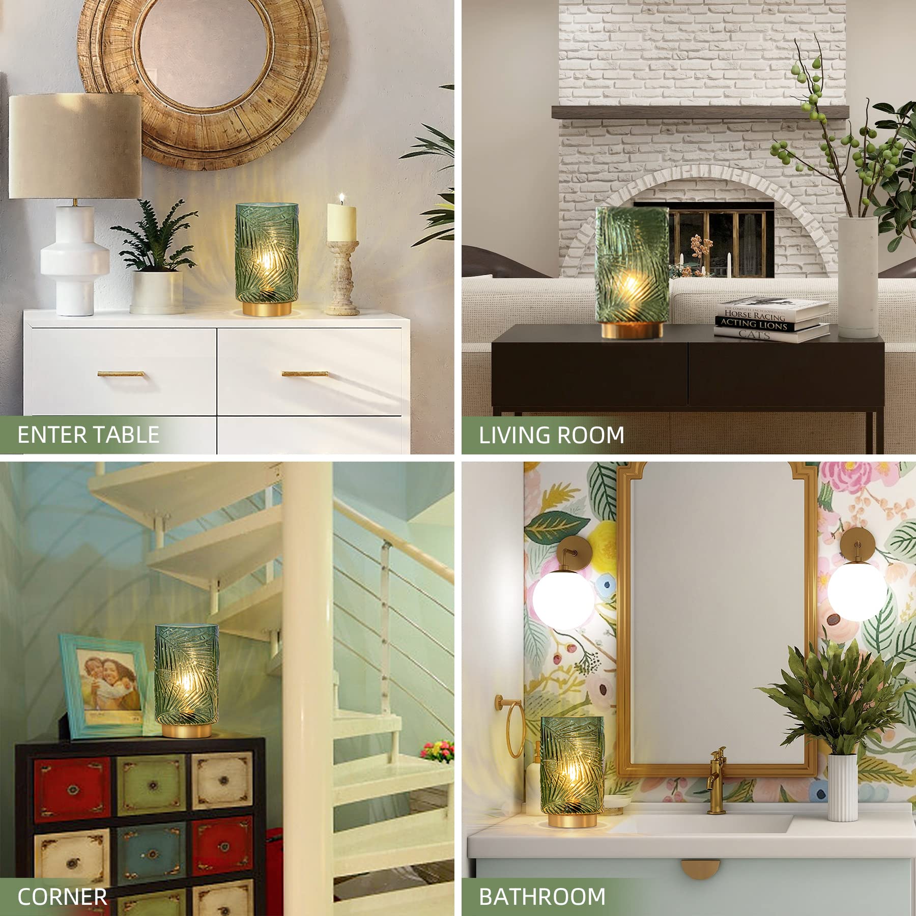 Battery Operated Table Cordless Lamps for Home Decor, Nightlight with LED Bulb with Timer, Decorative Lights for Living Room Bedroom Tabletop Entryway Centerpiece Gift