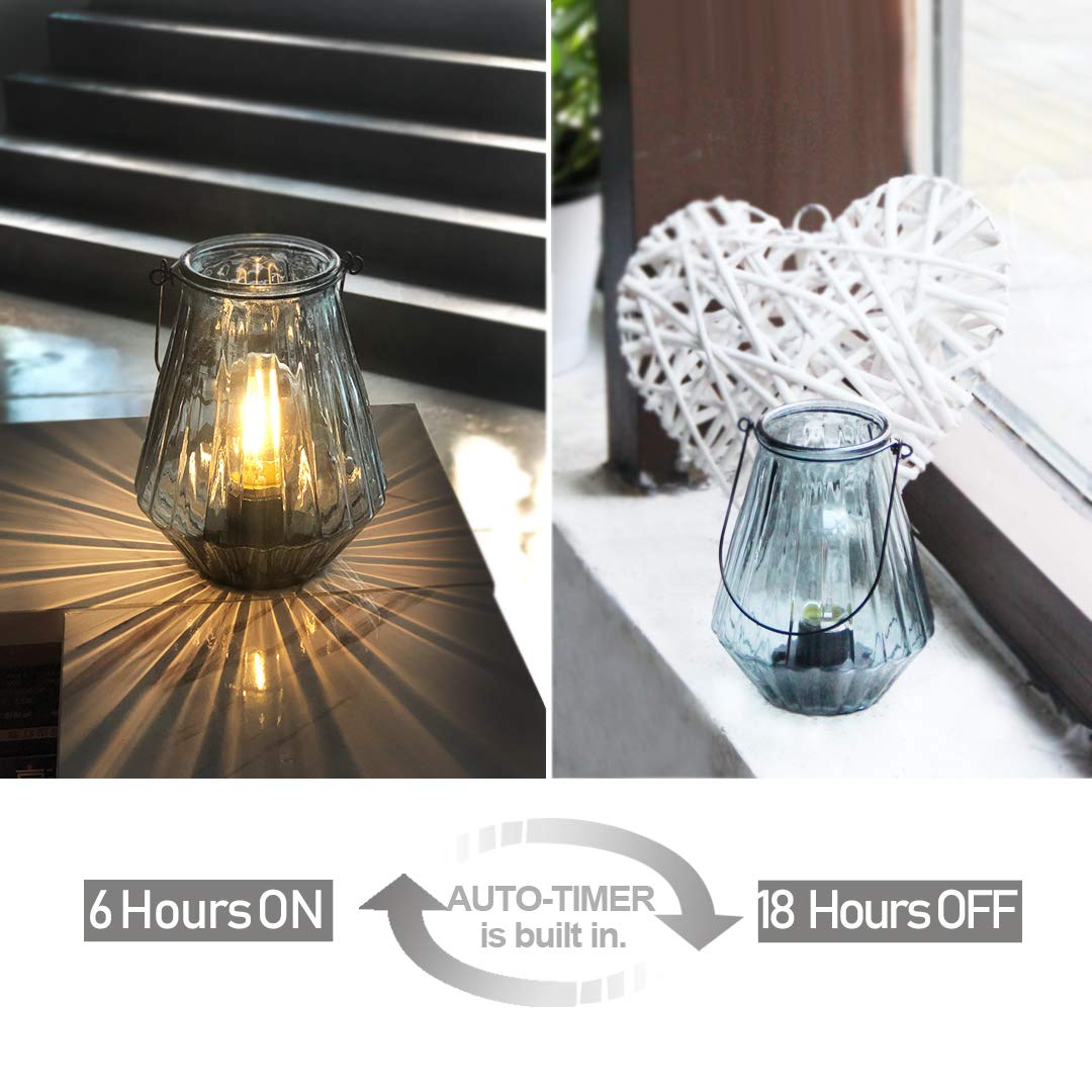 Battery Operated Lamp Hanging,Cordless LED Table Lamp with Timer, Decorative Lantern Lights Outdoor Indoor Decor for Patio/Home/Hallway/Deck/Spareroom/Bedroom/Tabletop/Fireplace/Vintage Style (LGreen)